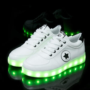 Size 27-41 Children Glowing Sneakers with Light Shoes Luminous Sneakers