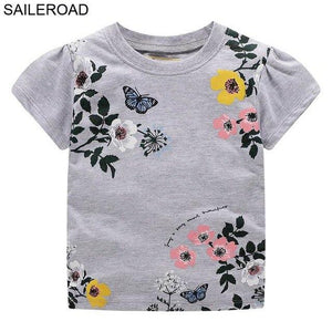 SAILEROAD Animal Giraffe Cotton Baby Toddler Girls Shorts T-Shirts