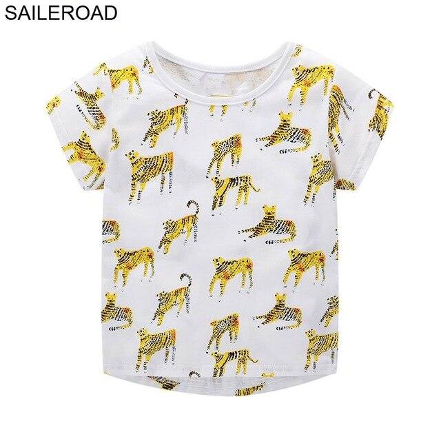 SAILEROAD Animal Giraffe Cotton Baby Toddler Girls Shorts T-Shirts