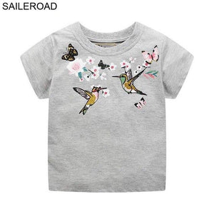 SAILEROAD Animal Giraffe Cotton Baby Toddler Girls Shorts T-Shirts