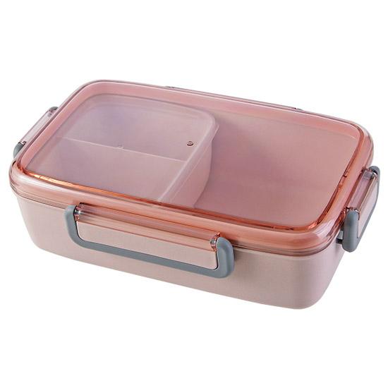 MeyJig Microwave Lunch Box Leak-Proof Independent Lattice Bento Lunch Box for Kids Bento Box Portable Food Container