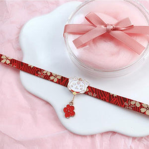 Doreen Box Classic Japanese Style Ribbon Rope Doll Choker