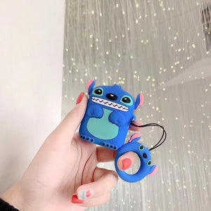 For Airpods 2 Case Silicone Stitch Cartoon Cover for Apple Air pods Cute Earphone Case 3D Headphone case for Earpods Accessories