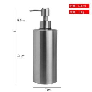 liquid soap dispenser bottle gel bottle 304 stainless steel Kitchen Bathroom Lotion Pump 250ml350ml550ml