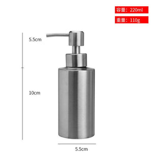 liquid soap dispenser bottle gel bottle 304 stainless steel Kitchen Bathroom Lotion Pump 250ml350ml550ml