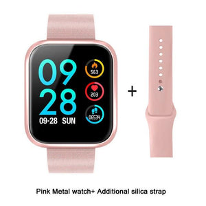 VERYFiTEK P70 Smart Watch Blood Pressure Heart Rate Monitor IP68 Fitness Bracelet Watch Women Men Smartwatch for IOS Android