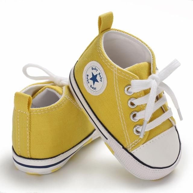 New Canvas Baby Sneaker Sport Shoes For Girls Boys Newborn Shoes