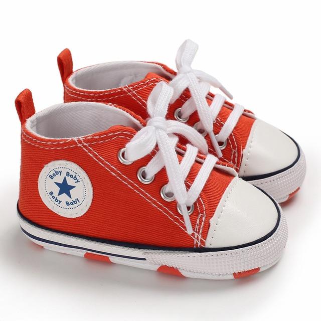 New Canvas Baby Sneaker Sport Shoes For Girls Boys Newborn Shoes