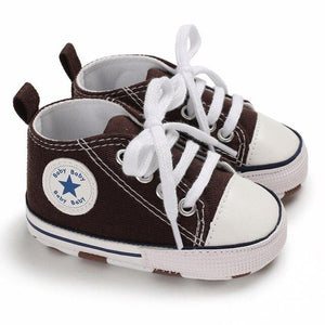 New Canvas Baby Sports Sneakers Shoes Newborn Baby Boys Girls First Walkers Shoes