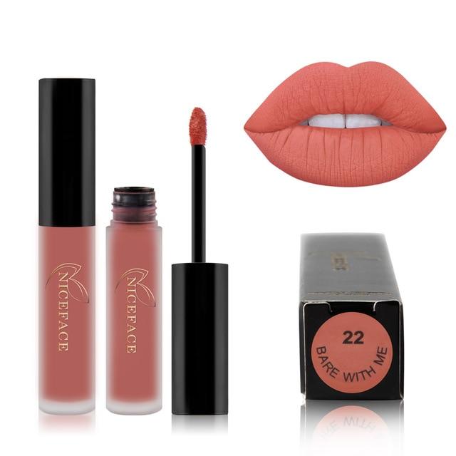 26 color liquid lipstick sexy nude matte liquid lipstick