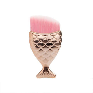 1Pcs Professional Mermaid Shape Makeup Brush