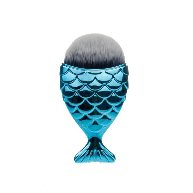 1Pcs Professional Mermaid Shape Makeup Brush