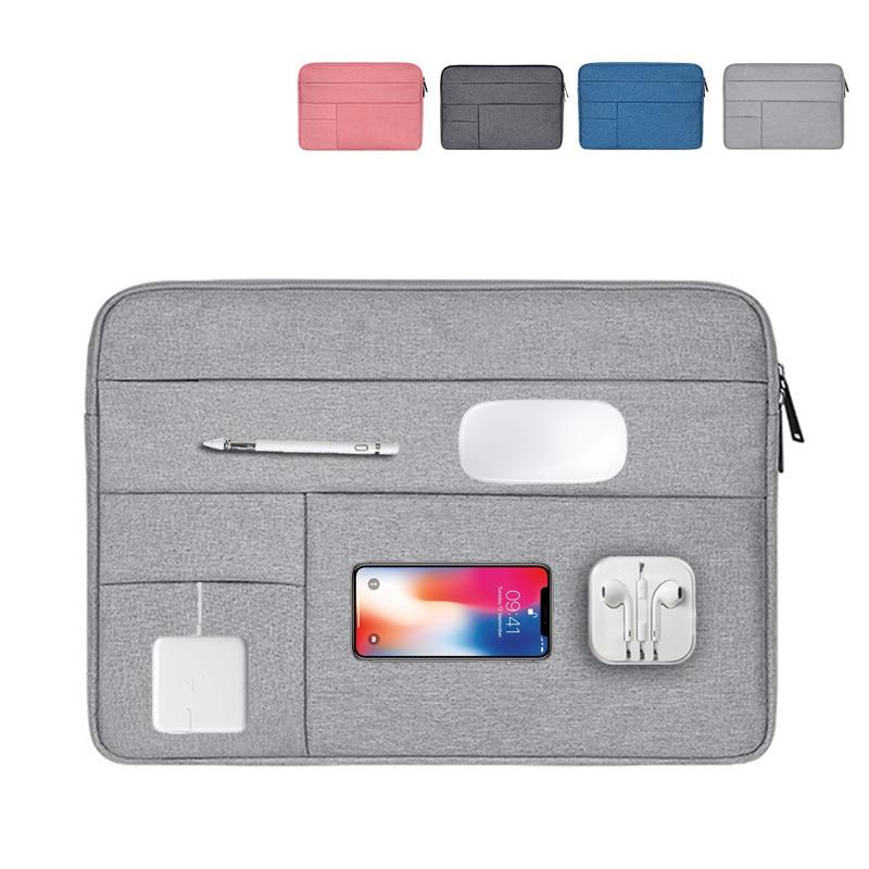 Laptop Bag for Macbook Air 11 13 Case Touchbar Pro 15 13 inch Laptop Sleeve for Mac Book Air 13 Waterproof Solid Notebook Case