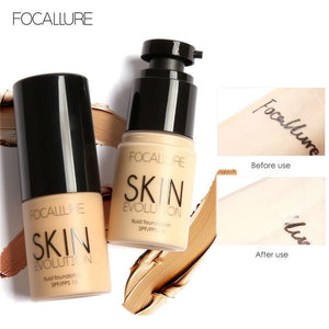 Face Liquid Cream Full Coverage Oil-control Easy to Wear Soft Face Makeup Foundation