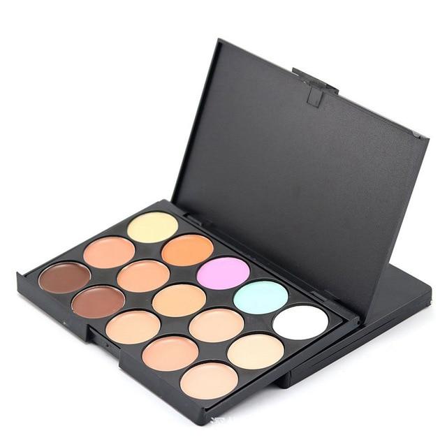 Professional Concealer Palette 15 Color Concealer Facial Face Cream Care Camouflage Makeup base Palettes Cosmetic #C15