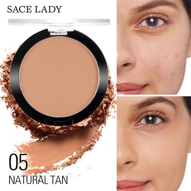 Matte Makeup Pressed Translucent Natural Foundation Compact