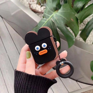 Earphone Case For Airpods Case Silicone Cute Cartoon Soft Headphone Case for Apple Air pods Earpods Cover 3D Bear Accessories