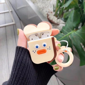 Earphone Case For Airpods Case Silicone Cute Cartoon Soft Headphone Case for Apple Air pods Earpods Cover 3D Bear Accessories