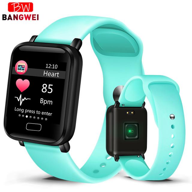 LIGE Smart Bracelet Women IP67 Waterproof Fitness Tracker Wristband Pedometer Heart Rate Monitor Sport Smart watch Android ios